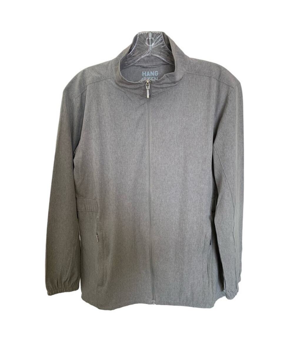Hang Ten lightweight full zip jacket gray size small women's
